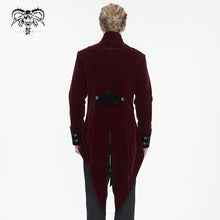 Load image into Gallery viewer, CT21502 wine Gothic stand collar tuxedo men's jacket