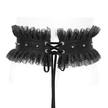 Load image into Gallery viewer, AS160 Patterned Leather Gothic Corset