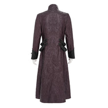 Load image into Gallery viewer, CT26902 Punk pleated leather long coat