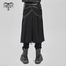 Load image into Gallery viewer, SKT242 Punk skirt with bat-shaped side panels