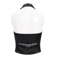 Load image into Gallery viewer, WT10302 Gothic-Patterned Leather Short Vest