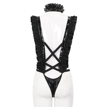 Load image into Gallery viewer, SX021 Lace ruffled sexy underwear jumpsuit