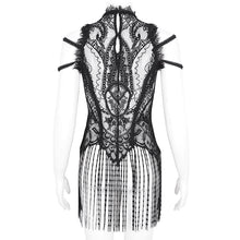 Load image into Gallery viewer, TT269 Gothic Sleeveless Tasseled Women's T-Shirt