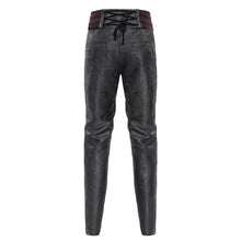 Load image into Gallery viewer, PT29802 Gothic Non-Stretch Patterned Leather Trousers