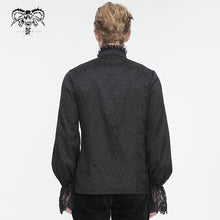 Load image into Gallery viewer, SHT111 Gothic stand collar jacquard shirt