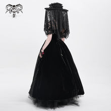 Load image into Gallery viewer, ESKT04501 Black Gothic suspender dress