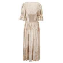 Load image into Gallery viewer, SKT185 V neck short sleeve waisted dress