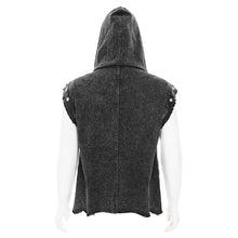 Load image into Gallery viewer, WT104 Punk-Style Hooded Distressed Loose-Fit Vest