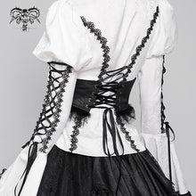 Load image into Gallery viewer, AS227 Gothic dark pattern jacquard corset