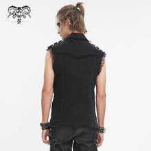 Load image into Gallery viewer, SHT119 Punk men sleeveless shirt