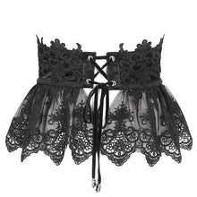 Load image into Gallery viewer, AS179 Gothic pattern leather lace corset