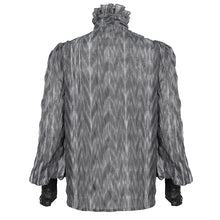 Load image into Gallery viewer, SHT11701 Punk high collar long sleeve men shirt