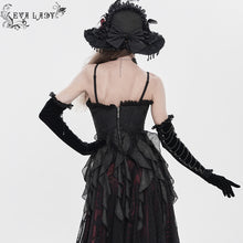 Load image into Gallery viewer, ECST012 Jacquard Lace-Up Bodysuit
