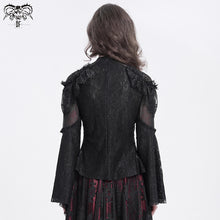 Load image into Gallery viewer, TT27901 Gothic Double Lace Mesh T-Shirt