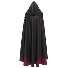 Load image into Gallery viewer, CA048 Gothic black and red gradient long shawl