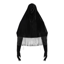 Load image into Gallery viewer, EAS031 Gothic hooded shawl with long gloves