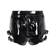Load image into Gallery viewer, PT232 Glazed leather women shorts