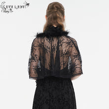 Load image into Gallery viewer, ECA011 feather lace shawl