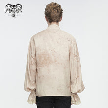 Load image into Gallery viewer, SHT112 tie-dye jacquard detachable tie shirt