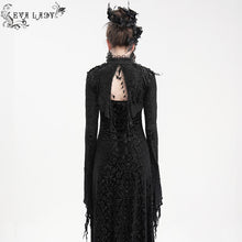 Load image into Gallery viewer, ECA02001 Gothic pattern velvet short lace shawl for women
