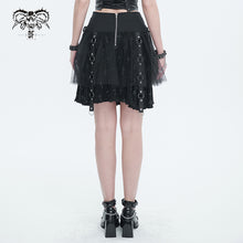 Load image into Gallery viewer, SKT15701 Black cross printed skirt