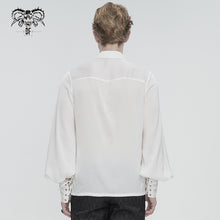 Load image into Gallery viewer, SHT11002 white Everyday Striped Goth Shirt