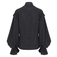 Load image into Gallery viewer, SHT11401 Steampunk Distressed Women Long Sleeve Shirt