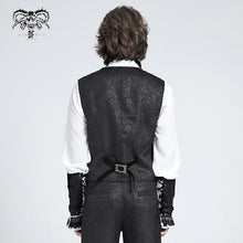 Load image into Gallery viewer, WT097 Gothic dark pattern jacquard vest