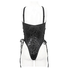 Load image into Gallery viewer, SST021 Pentagram Embossed Strappy One-Piece Swimsuit