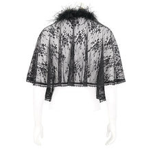 Load image into Gallery viewer, ECA011 feather lace shawl