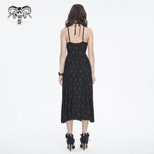Load image into Gallery viewer, SKT188 Elastic strap halterneck cross knitted waisted dress