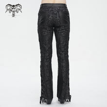 Load image into Gallery viewer, PT227 Mid-waist flared men's strappy pants
