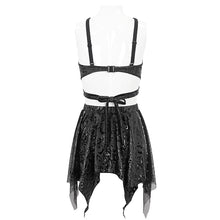 Load image into Gallery viewer, SST020 Pentagram Embossed Camisole Swimsuit Set