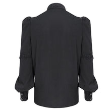 Load image into Gallery viewer, SHT121 Gothic men lantern sleeve floral shirt