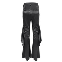 Load image into Gallery viewer, PT241 Gathered flared trousers with side seams