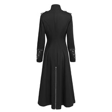 Load image into Gallery viewer, CT267 Thick twill chain-embellished punk long coat