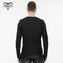Load image into Gallery viewer, TT177 Coarse mesh asymmetric men T-shirt