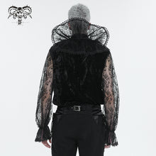 Load image into Gallery viewer, SHT087 Palace pattern flocking shirt