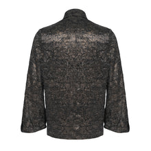 Load image into Gallery viewer, SHT139 gold stamping pleated Long-sleeved shirts