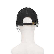 Load image into Gallery viewer, AS264 Punk hand-painted safety pin baseball cap