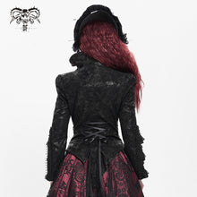 Load image into Gallery viewer, CT266 Gothic snakeskin leather short jacket