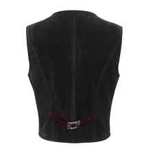 Load image into Gallery viewer, WT07902 Gothic velvet striped men's vest
