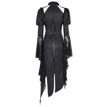 Load image into Gallery viewer, SKT222  Gothic cheongsam trumpet sleeve waisted dress