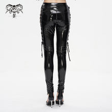 Load image into Gallery viewer, PT222 Women's strappy patent leather pants