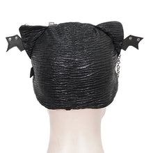 Load image into Gallery viewer, AS146 Computer wavy  pattern cat ear hat with chain