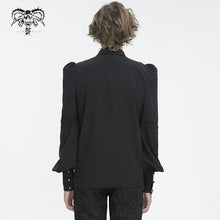 Load image into Gallery viewer, SHT121 Gothic men lantern sleeve floral shirt