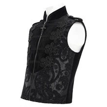 Load image into Gallery viewer, WT090 Chenille cashew jacquard vest
