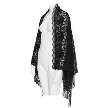 Load image into Gallery viewer, ECA024 Large Floral Wool Shawl with Tassels