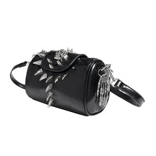 Load image into Gallery viewer, AS243 Punk Metal Calf Horn Leather Bag