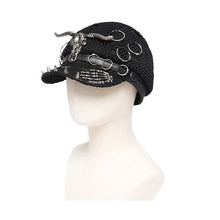 Load image into Gallery viewer, AS275 Distressed Mesh Flat-Brimmed Octagonal Cap